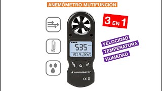 Anemometro Digital Termometro Higrometro TL-300 velocidad temperatura humedad