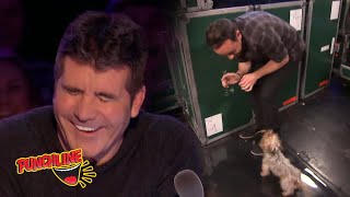 LOL! Ant Gets CHASED by a Dog on Britain's Got Talent!