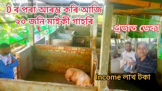 0 ৰ পৰা আৰম্ভ কৰি আজি ২০ জনি মাইকী গাহৰি প্ৰভাত ডেকা বছৰি income লাখ টকা, কেনেকৈ চাওক ভিদিওতি.......