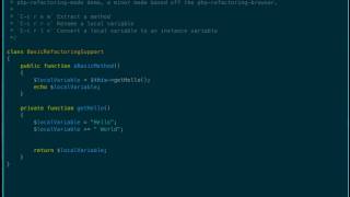 Emacs php-refactor-mode