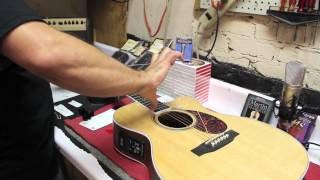 How to String a Guitar - w/ Martin LifeSpan SP demo on a Martin OMC-16OGTE