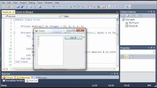 Visual Basic Tutorial - 134 - Catching Specific Exception Types