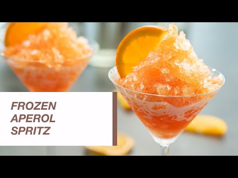 Aperol Spritz Granita Recipe