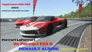 Amazing 🎥 #PS5 PRO 📸 #DRIVECLUB RENAULT ALPINE Perf MAX / Ferrari LaFerrari vs FXX K Adrénaline RUCH