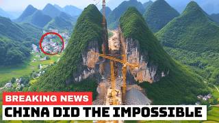China Just Split A Mountain In Half To Build This