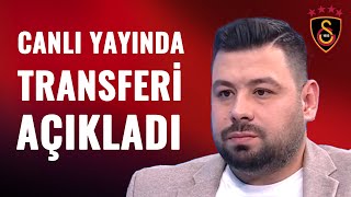 Salim Manav Canlı Yayında Galatasaray'ın Transferini Duyurdu! \