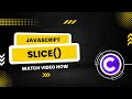 slice method in javascript | javascript string tutorial in tamil.