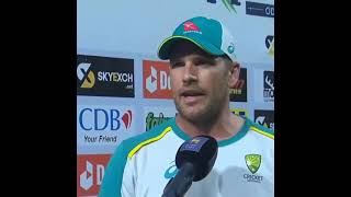 Aaron Finch says thank you to Sri Lankan fans. #slvsaus