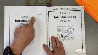 Setting up your Physics Interactive Journal Level 1