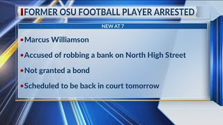 Former Ohio State football player accused of bank robbery
