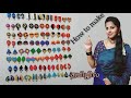 how to make simple daily wear stud earrings in tamil