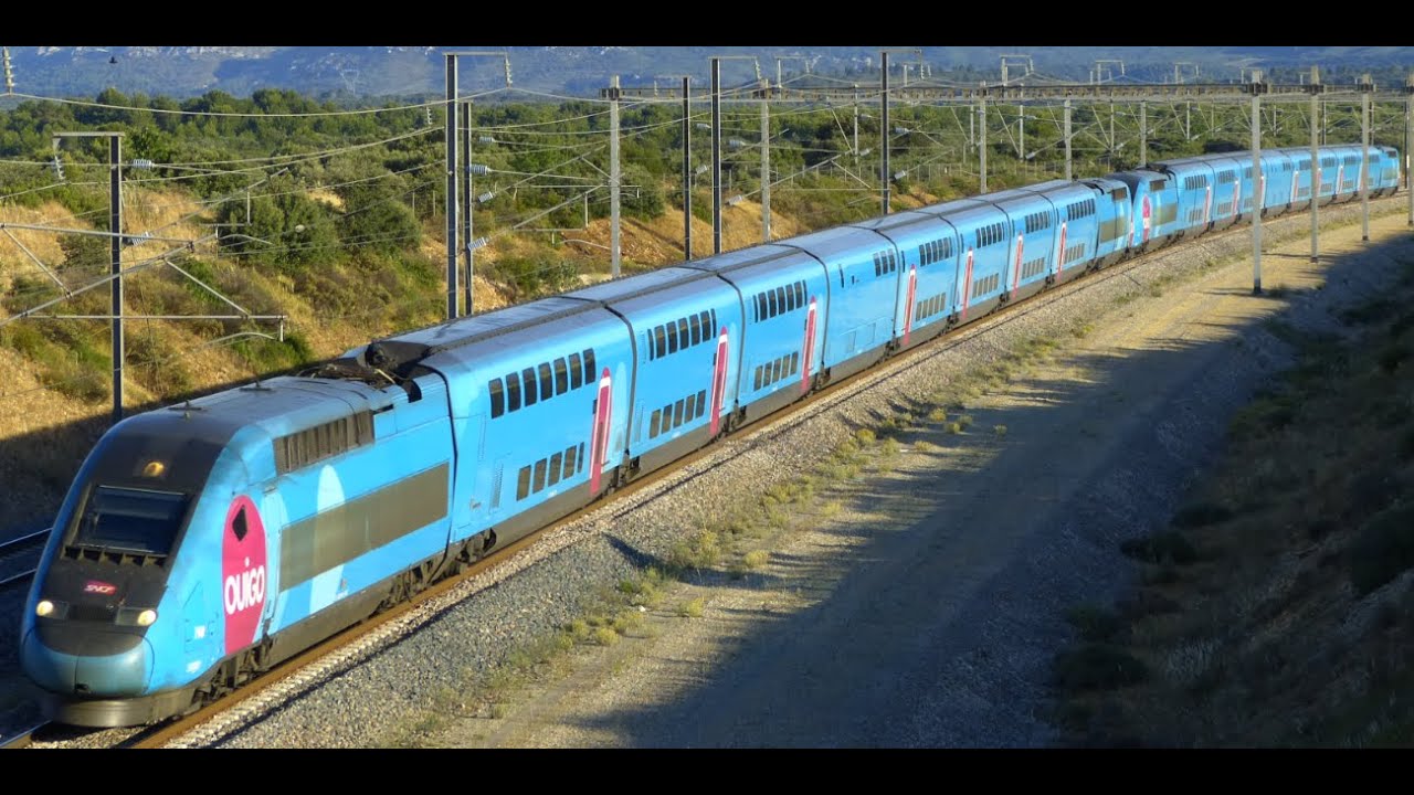 High Speed Train (TGV, Thalys, Eurostar) In France - YouTube