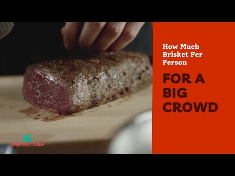 How many pounds of brisket do I need to feed 75 people?