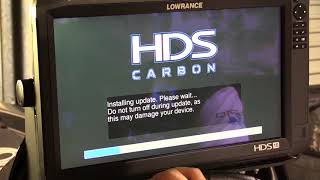 Dean Silvester - How to Update Lowrance HDS Carbon Using Wifi