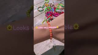 Part 2? #shortsfeed #diybeads #blowup #beads #colorfulbeads #diyjewelry #diy #bracelet #diycrafts