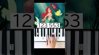 アンダーザシー(Under the Sea)#リトルマーメイド #littlemermaid #ディズニー #disney #underthesea #pianotutorial #初心者ピアノ