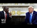 Watch: Trump Confronts South African President Over 'Genocide' Claims | WSJ News