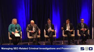 Managing SEC-Related Criminal Investigations and Prosecutions