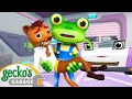 Weasel Car Wash Rescue | Gecko's Animal Pals | Animal & Vehicle Cartoons | Cartoons for Kids