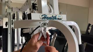 How To Replace A Damaged Cable On The Health Master Fitness Home Gym Multi Station