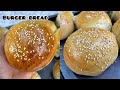 HOW TO MAKE BURGER BREAD / HOMEMADE BURGER BUN