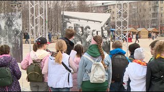 В Нижневартовске открылась уличная выставка «Лица Победы»