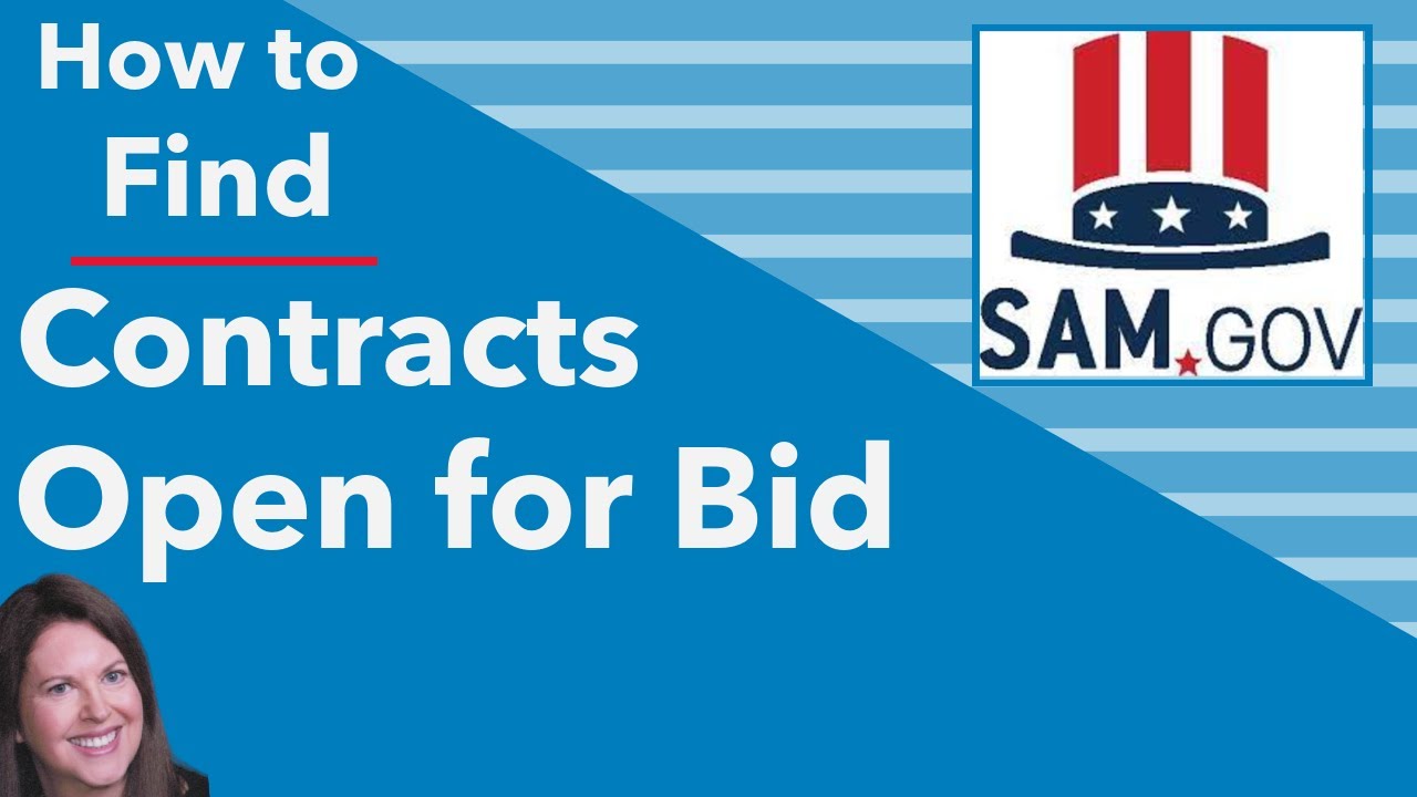 Find Government Contracts To Bid On: How To Search SAM.gov - YouTube