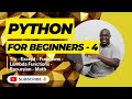Python For Beginners - Try - Except | Functions | Lambda Functions | Recursion | Math