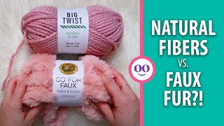 HAPPILY HOOKED ON YARN: Natural Fiber VS Faux