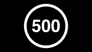 500 seconds timer