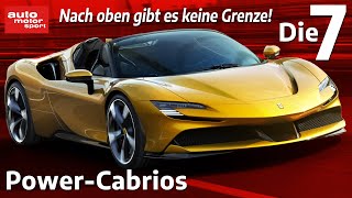 Cabrio + Supersportwagen? Diesen 7 Power-Cabrios gelingt der Spagat I auto motor und sport