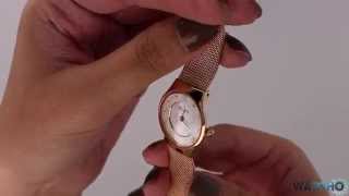 WatchO.co.uk - Skagen Ladies Rose Gold Watch 233XSRR | Unboxing \u0026 Close Look