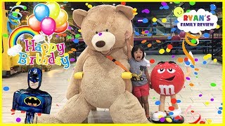Ryan's 6th Birthday Surprise Balloons Pop Challenge + Indoor Playground Play Area for Kids Playing