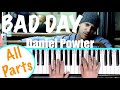 How to play BAD DAY - Daniel Powter Piano Tutorial [chords accompaniment]
