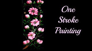 One Stroke Flowers Panting || by NITA'S ARTWORK