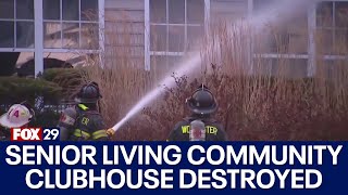 Fire destroys clubhouse at senior living community in Montgomery County