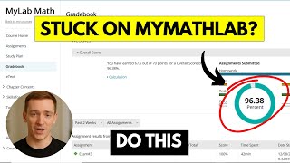 WATCH this if you're STUCK on MyLabMath (Easy Solution)