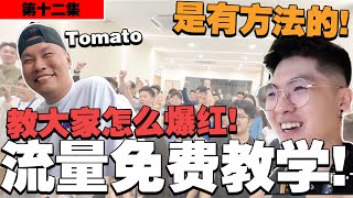 【挑战带团队赚100k】Tomato把流量的秘诀公开！教大家怎么操控流量！内容满满的一集！@TomatoOdd 【第12集】