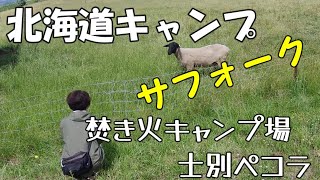 【北海道キャンプ】道北　サイトが増えてる　焚き火キャンプ場　士別ペコラ