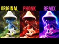Smurf Cat Original vs Phonk vs Remix Version