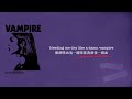 你連真心都沒有：vampire 吸血鬼 olivia rodrigo 奧莉維亞 lyric video 中文歌詞