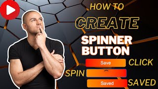 How to create a loading spinner button: HTML | CSS | JavaScript