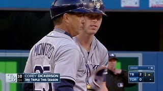 TB@TOR: Dickerson rips two-run triple to right-center