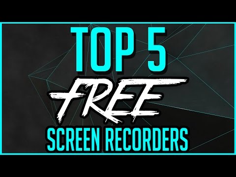 Top 5 Best FREE Screen Recording Software 2016-2017 Top 5 Best FREE Screen Recording Software 2016-2017