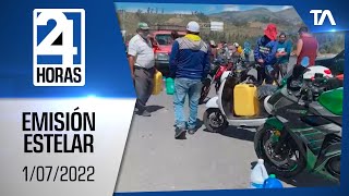 Noticias Ecuador: Noticiero 24 Horas 1/07/2022 (Emisión Estelar)