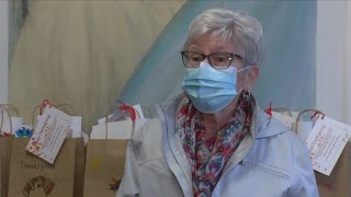 Senior care package distribution