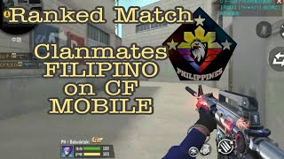 Crossfire Mobile Rank Match #3 | CF MOBILE CHINA with FILIPINO CLANMATES \