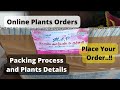 Ordered Plants Packing and Processing / Delivery /#online orders / Low cost/ Msp #rose #garden