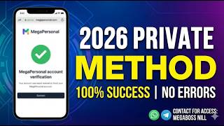 MegaPersonal Account 2026: Working Creation Method & Professional Support (Fix All Errors)