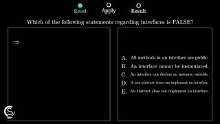 2021 AP CSA MCQ Question 33 - Java Interface Properties